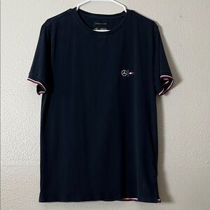 Tommy Hilfiger AMG Petronas Men's Large Dark Blue Tee
